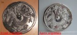 Reargenture medaille dragon ref. 992